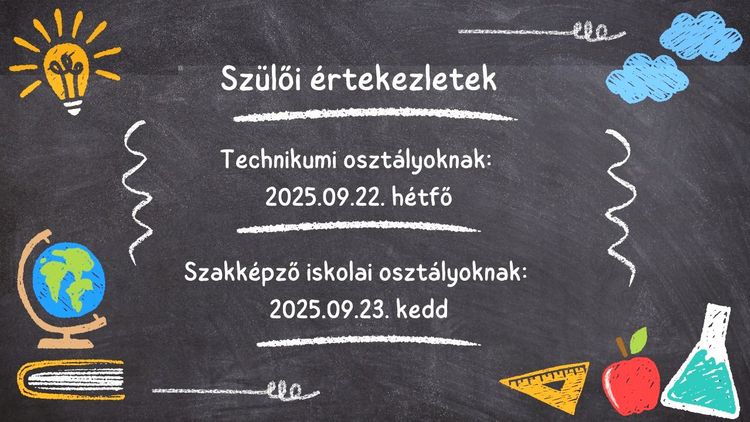 Szeptemberi szülői értekezletek