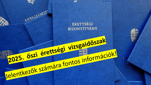 2025.őszi érettségi